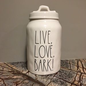 Rae Dunn Live, Love, Bark Canister!